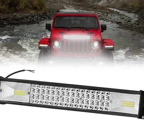 FABTEC Car LED Focus High Power LED Bar Light Spot + Flood Beam CREE LED Fog Light